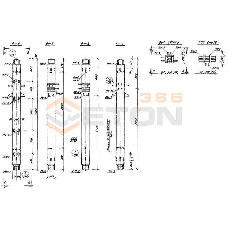 Колонны Серия ИИС 04-2 СКВ 2-20-42-3 а (ИИС 04-2)