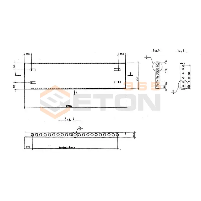 Плиты перекрытия многопустотные Серия 1.141.1 КЛ-3 ПК 48-12-6 АIVт