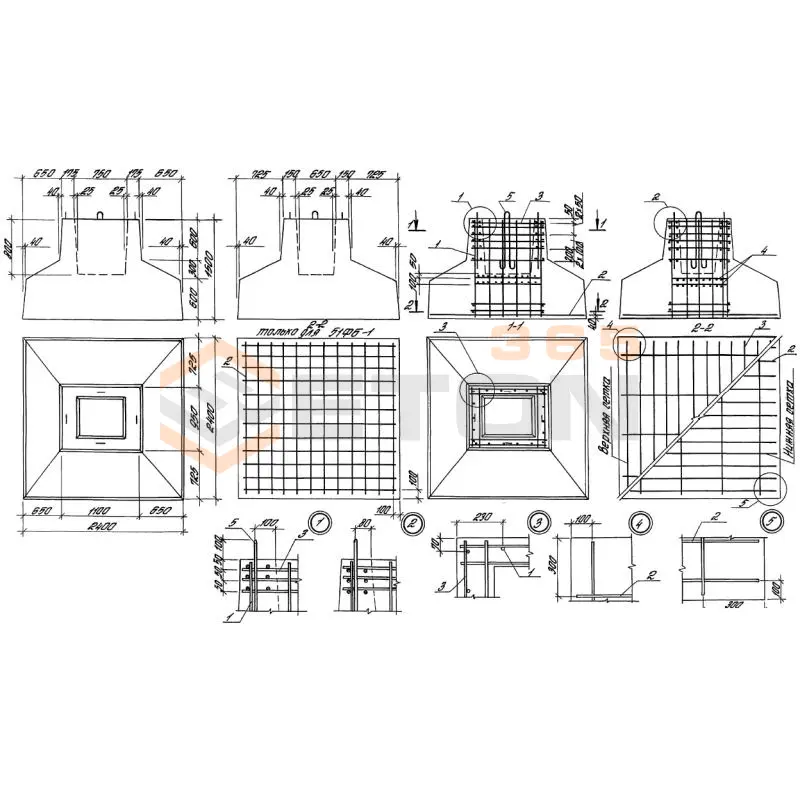Ростверки Серия 1.411.1-4 51Ф 6-1 (1.411.1-4)