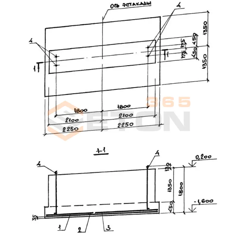 Фундаменты Серия 3.015.2-15 ФМ 6 (3.015.2-15)