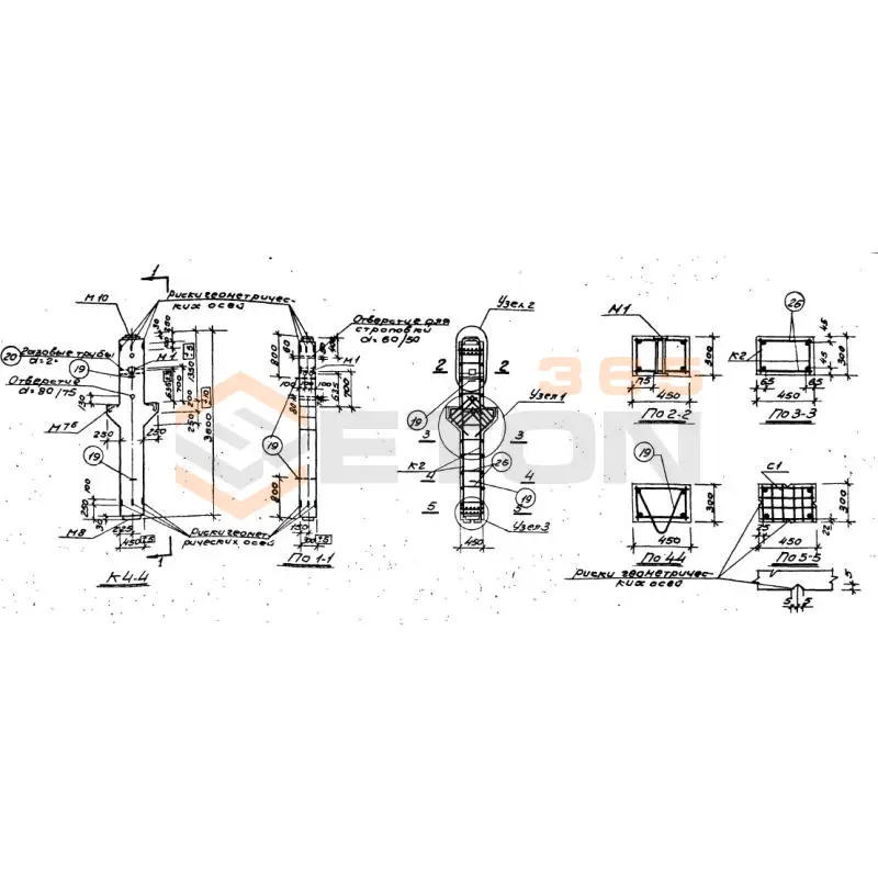 Колонны Серия ИИ 62 К 4-4 (ИИ 62)