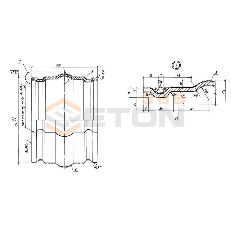 Муфты стальные Серия 3.820.1-76 МС 4