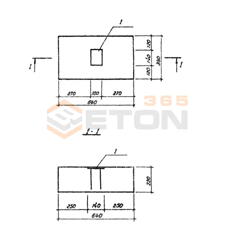 Фундаменты ТП 310-4-1 МЖ 3-7