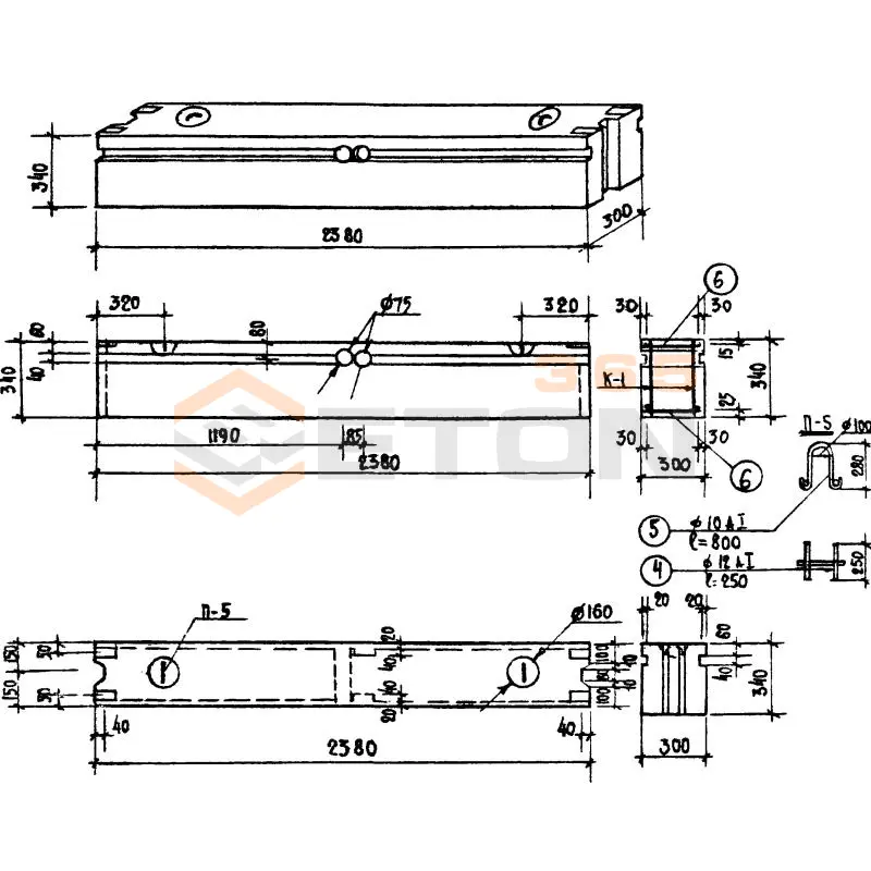 Блоки внутренних стен Серия 1.134-1 ВБ 24-3-3 (1.134-1)