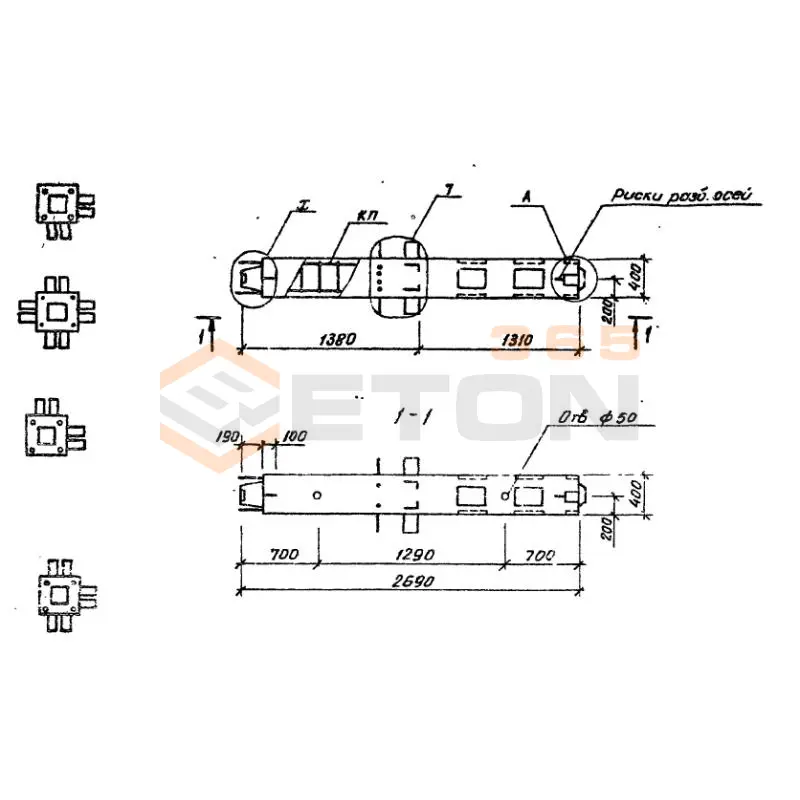 Колонны Серия 1.020.1-6сп 5КН 20-27-4-3 сп (1.020.1-6сп)