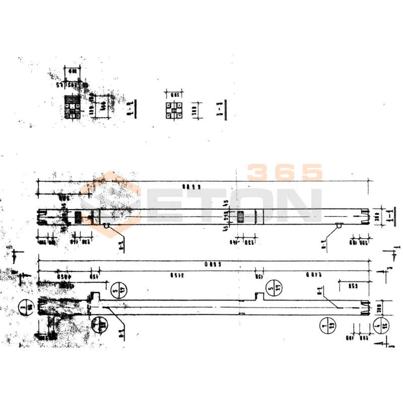 Колонны сечением 300х300 Серия ИИ 04-2 КСК 366-14