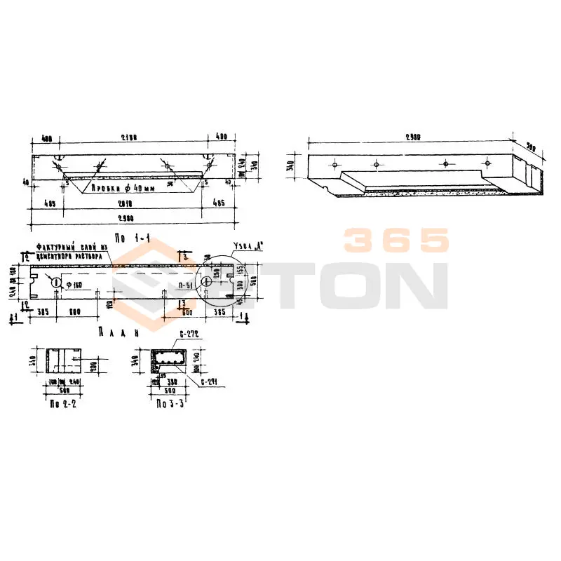 Блоки перемычные Серия ИИ 03-05 НМК 64