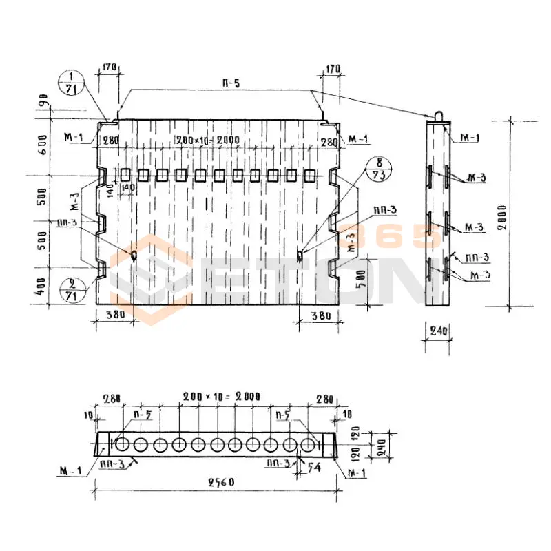 Блоки вентиляционные Серия ИИ 04-16 ВБС 26-20 (ИИ 04-16)