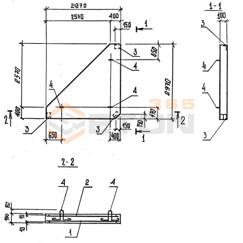 Плиты Серия 3.012.1-4 1П 30-30 (3.012.1-4)