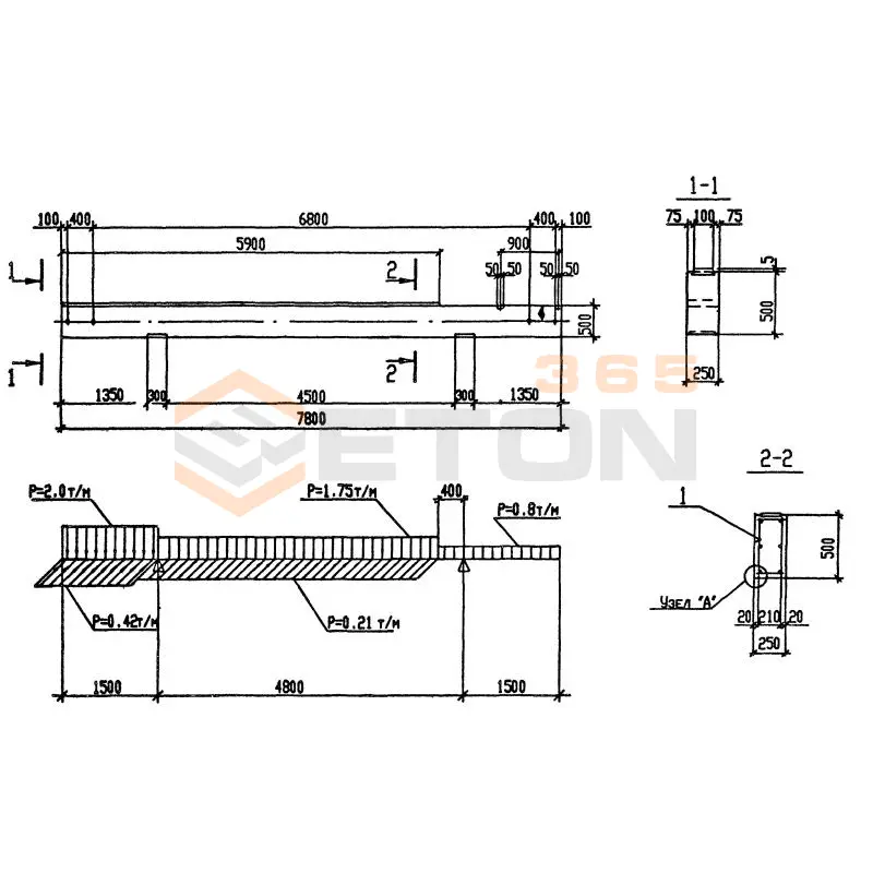 Траверсы Серия 3.016.1-11 Т 6-2