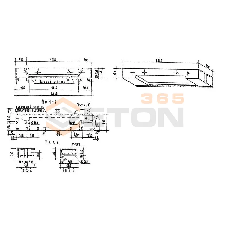 Блоки перемычные Серия ИИ 03-05 НМК 24-6