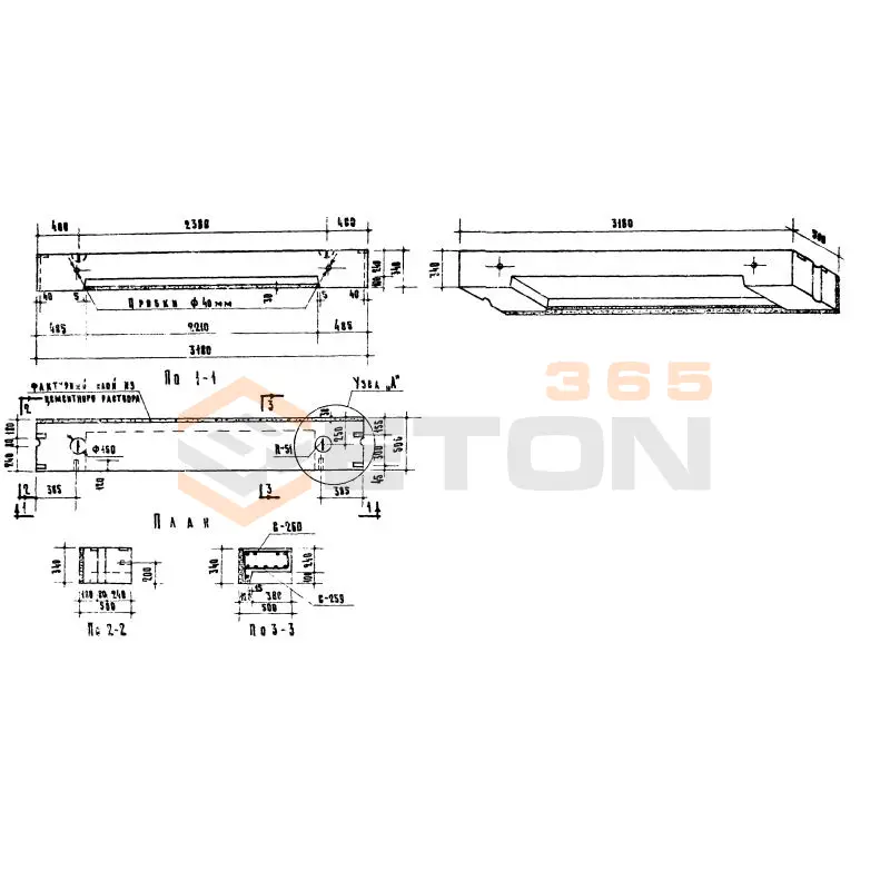 Блоки перемычные Серия ИИ 03-05 НМК 22