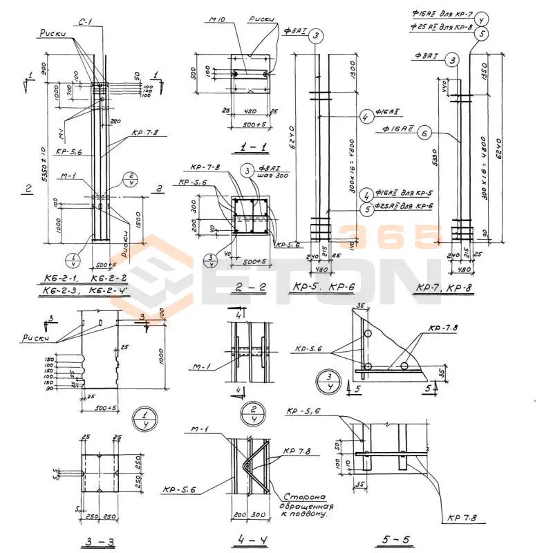 Колонны Серия ИС 01-09 К 6-2-2