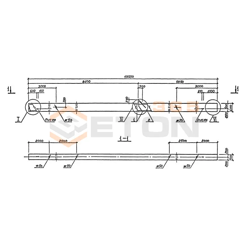 Колонны железобетонные для многоэтажных зданий поперечного сечения 400*600 Серия 1.020-1/87 ( 1.020.1-7, 1.020-1/83, ИИ 04-1, 1.020.1-3пв ) 2КБО 60-2
