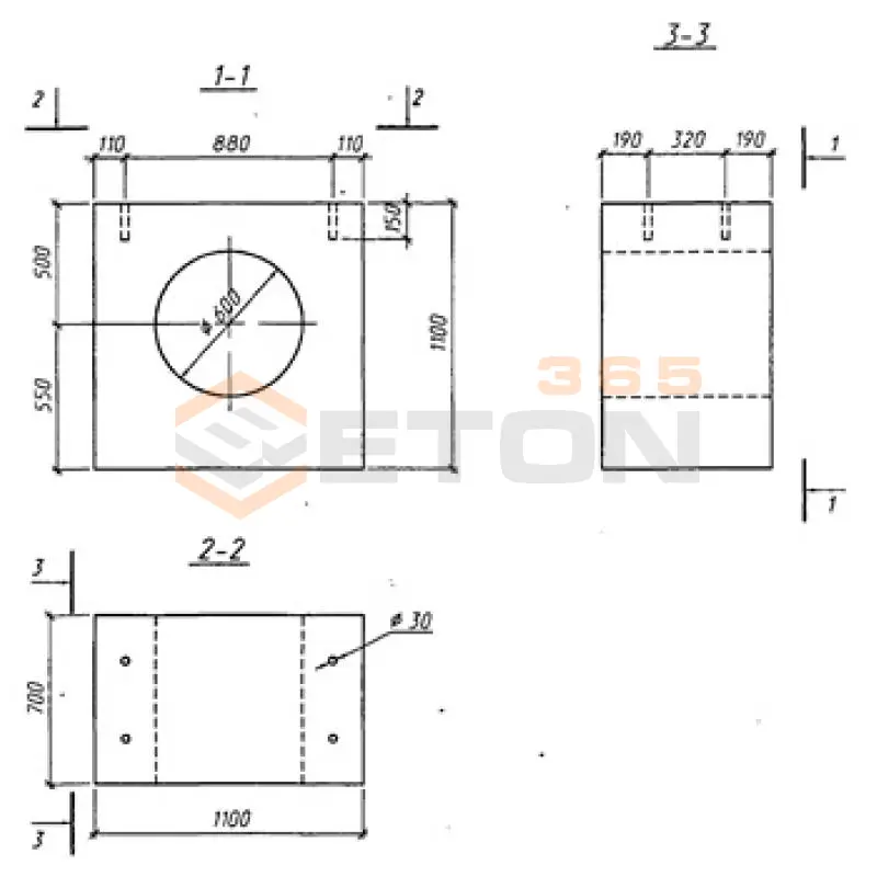 Опорные подушки Серия 3.501-180.95 ОП 1