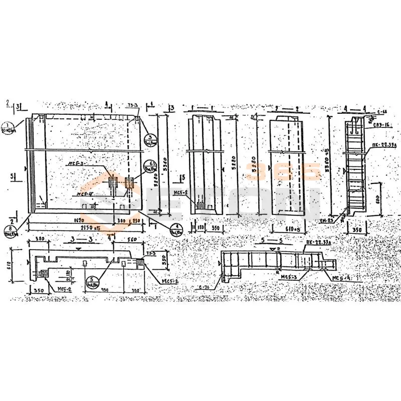 Панели наружных стен Серия 1.232 КЛ-2 НР 3-22-33-35 л (1.232 КЛ-2)