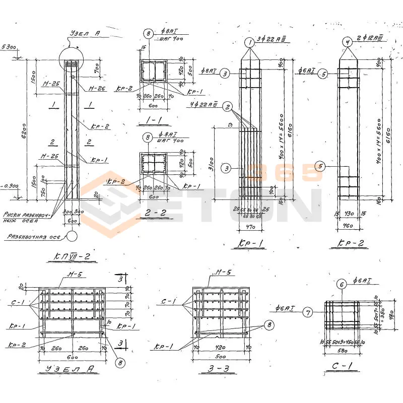 Колонны Серия КЭ 01-49 КП 7-2