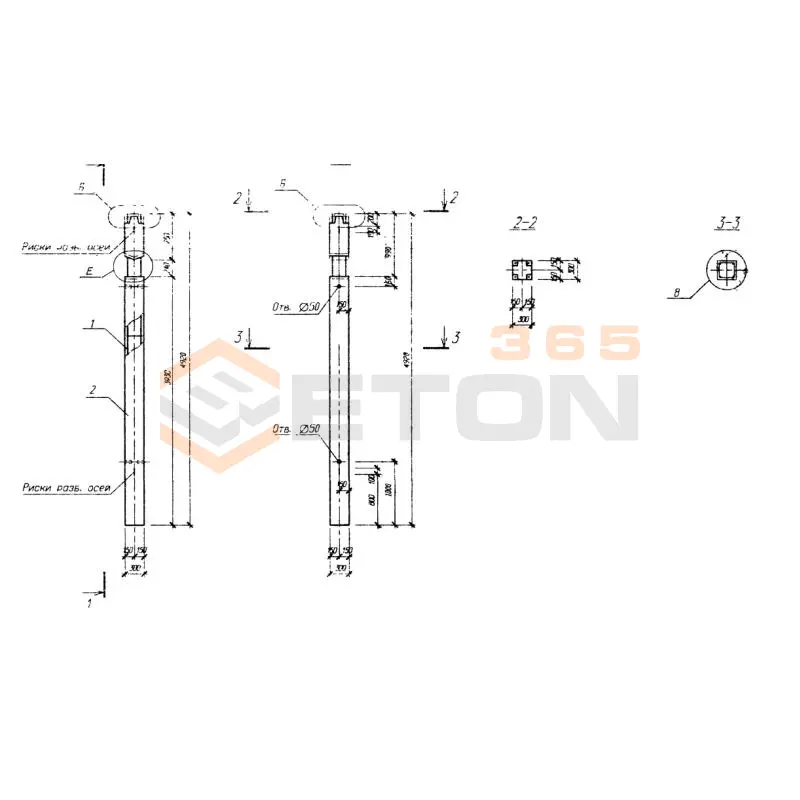 Колонны Серия Б1.020.1-7 1КН2 3-33-12 (Б1.020.1-7)