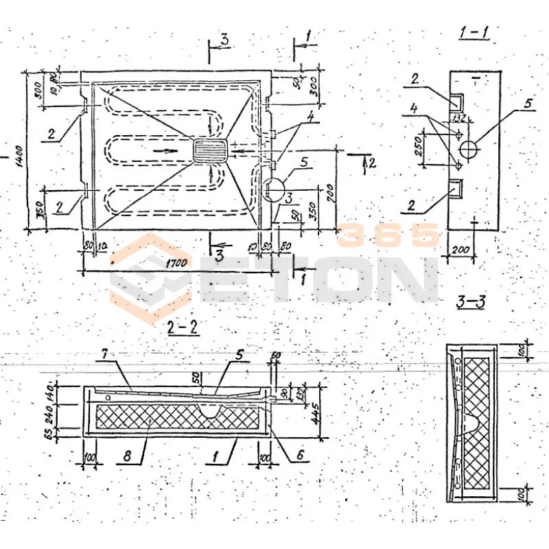 Плиты днища Серия 1.189.1-10 ПД 1-2 (1.189.1-10)