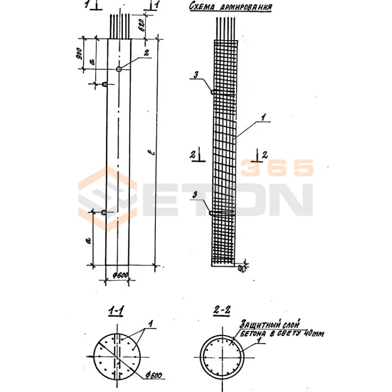 Стойки Серия 3.503.1-100 С 4-60-14 тАIII
