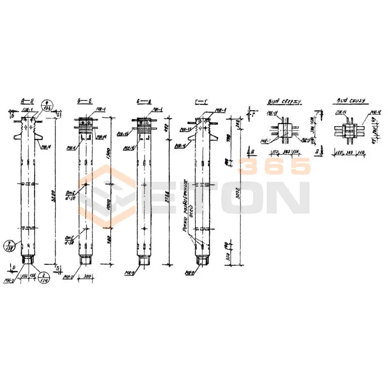Колонны Серия ИИС 04-2 СКВ 1-16-33-3 (ИИС 04-2)