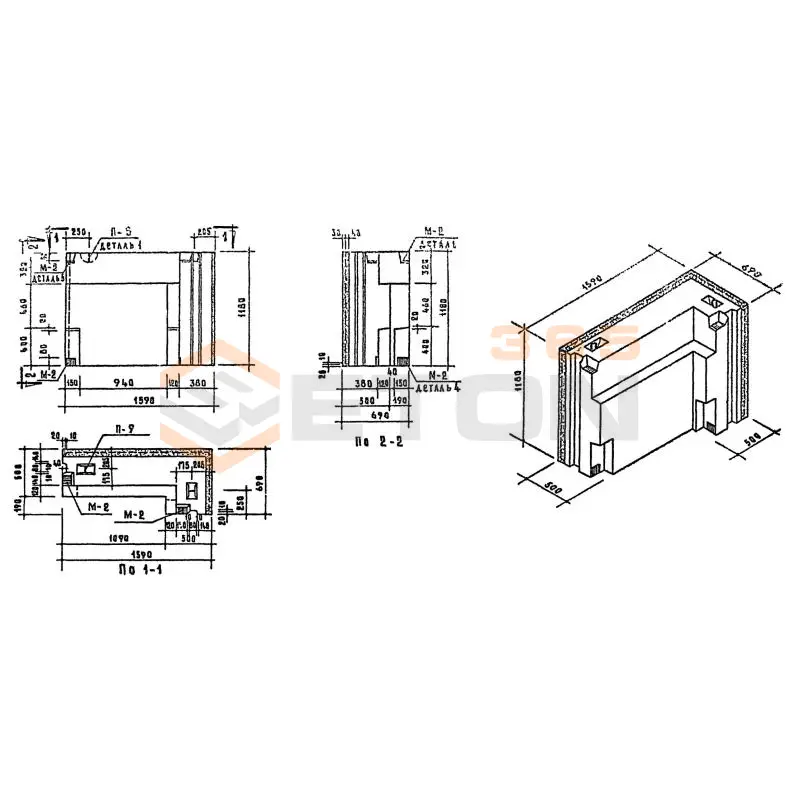 Блоки Серия 1.133-1 НБПУ 15-12-4 л