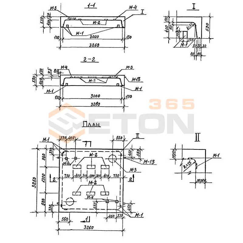 Блоки камер Серия 3.903 КЛ-13 НБК 3,0