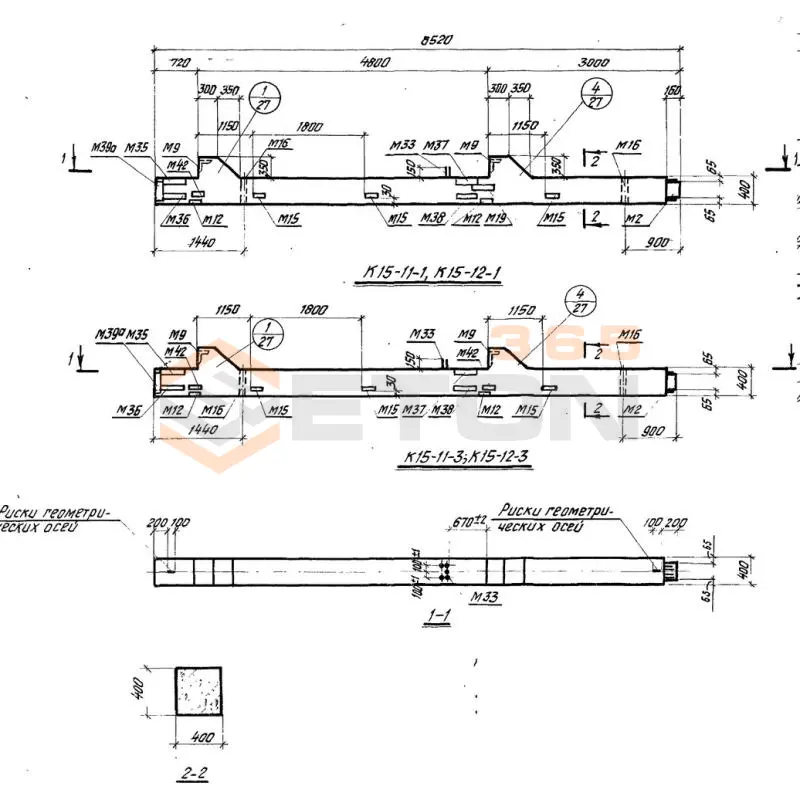 Колонны Серия ИИ 22-2/70 ИК 15-1-1