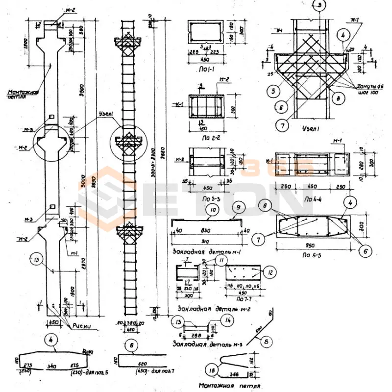 Колонны Серия ИИ 41 КБ 1 (ИИ 41)