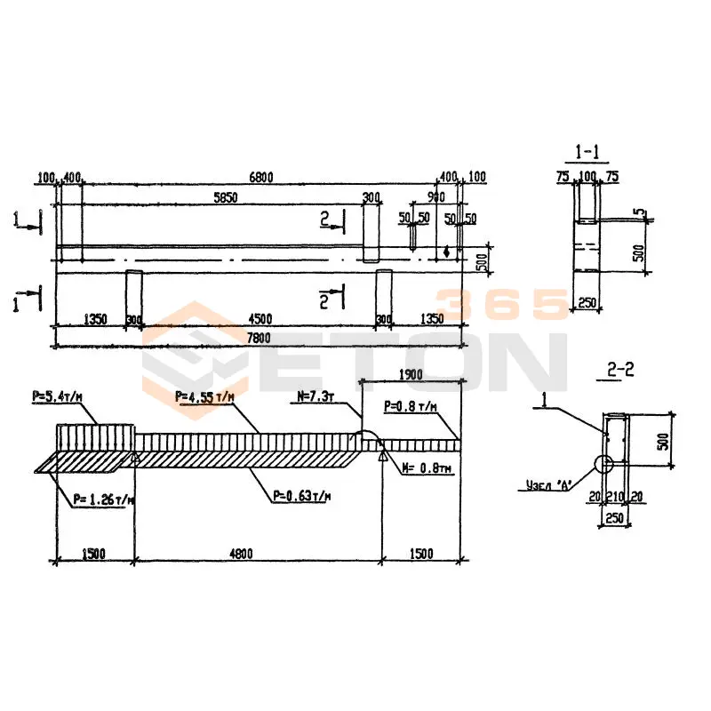 Траверсы Серия 3.016.1-11 Т 6-4