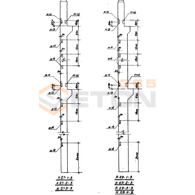 Колонны Серия ИИ 22-3 К 27-3-3 (ИИ 22-3)