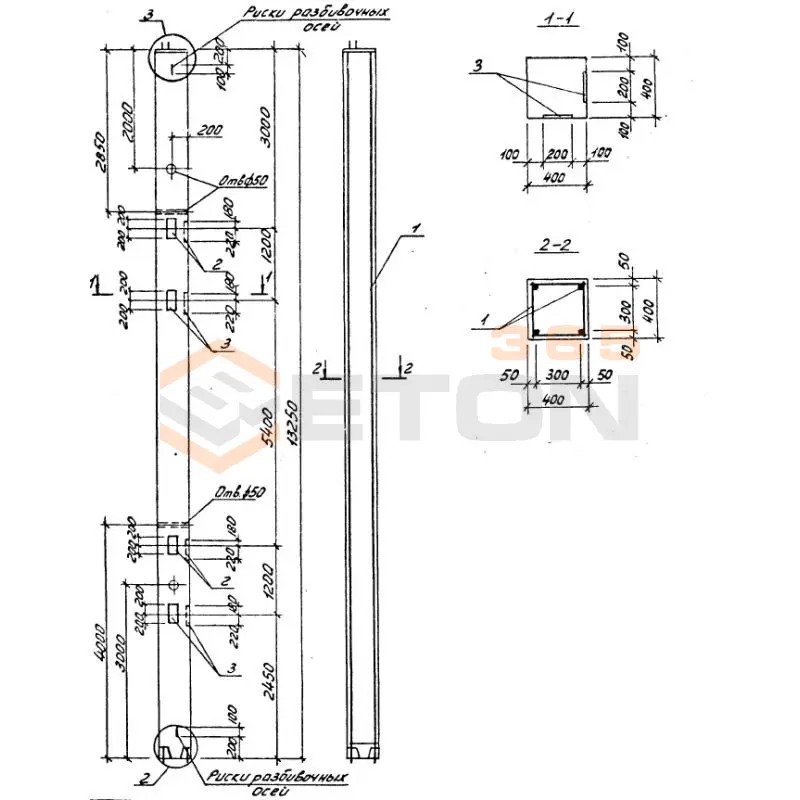 Колонны ТП 901-5-41.87 К 2 (ТП 901-5-41.87)
