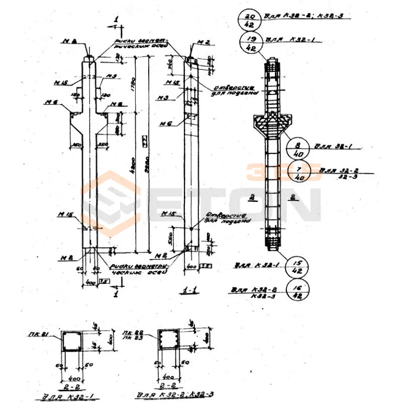 Колонны Серия ИИ 22-3 К 32-1 (ИИ 22-3)