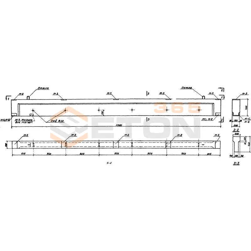 Балки Серия 1.862-1 1СБТ 60а-1500 АII