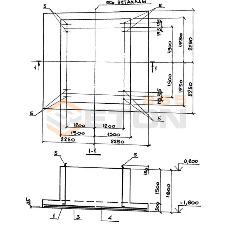 Фундаменты Серия 3.015.2-15 ФМ 9 (3.015.2-15)