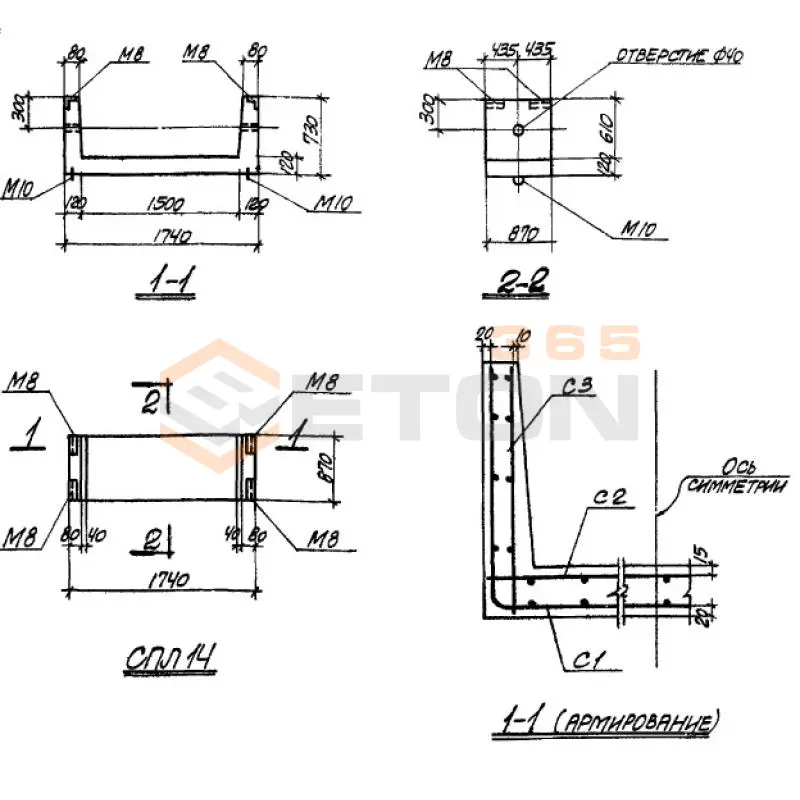 Панели стеновые ТП 905-7 СПЛ 14 (ТП 905-7)