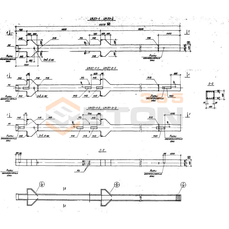 Колонны Серия ИИЭ 22-1/73 ИК 57-2