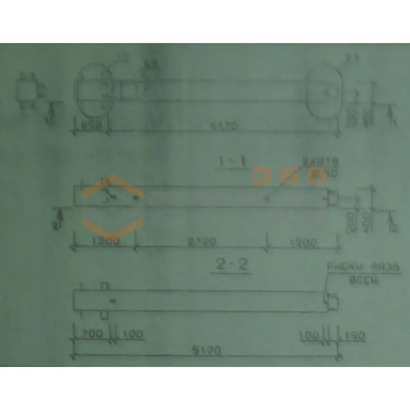 Колонны сечением 400х400 мм для зданий с высотами этажей 5,4-6,0 и 6,0 (7,2) м Серия 1.020.1-2с/89 3КВ 60-51-4 с