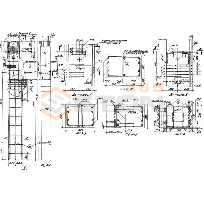 Колонны Серия МПЗ 01-01 КЛ 51 (МПЗ 01-01)