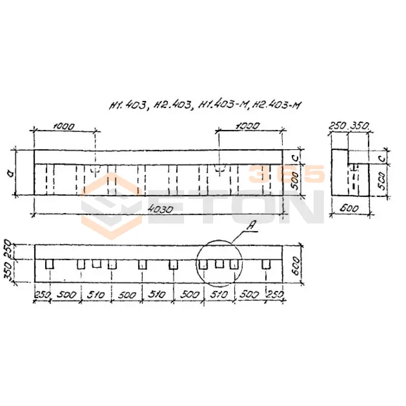 Блоки насадок Н серия 3.501.1-179.94 (3.501-107) Н 2-403 м