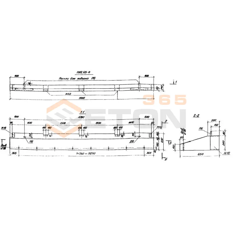 Панели карнизные Серия 1.432-14 ПК 6-65 п (1.432-14)
