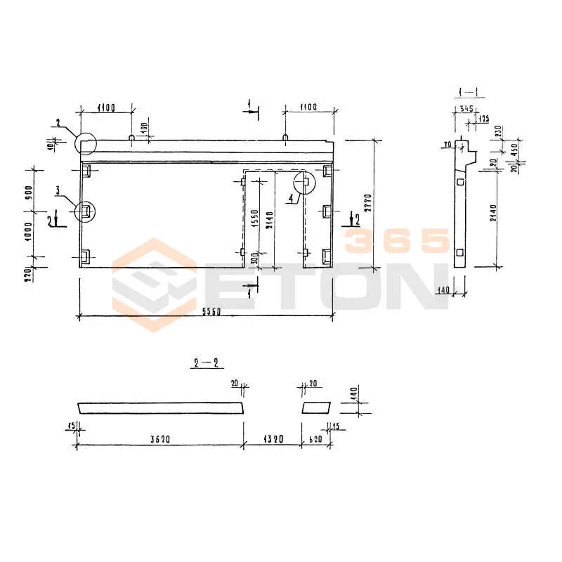 Диафрагмы жесткости серия 1.020-1/87 ( 1.020.1-7, 1.020-1/83, ИИ 04-1, 1.020.1-3пв ) 1ДПК 56-28 л