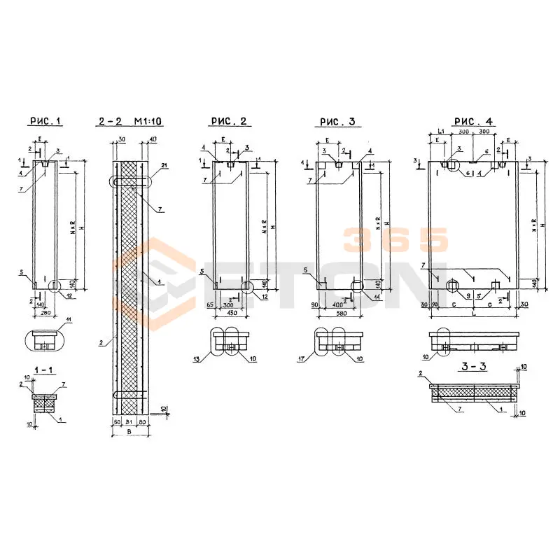 Панели стеновые трехслойные Серия 1.020-1 4ПС 18-15-2,5 тэ (1.020-1)