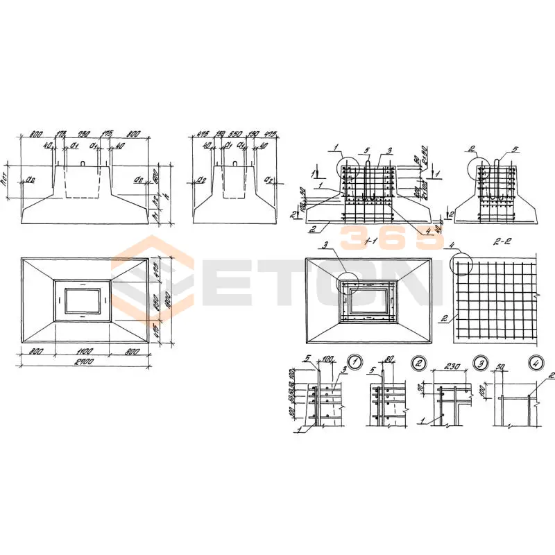 Ростверки Серия 1.411.1-4 31Ф 5-1 (1.411.1-4)