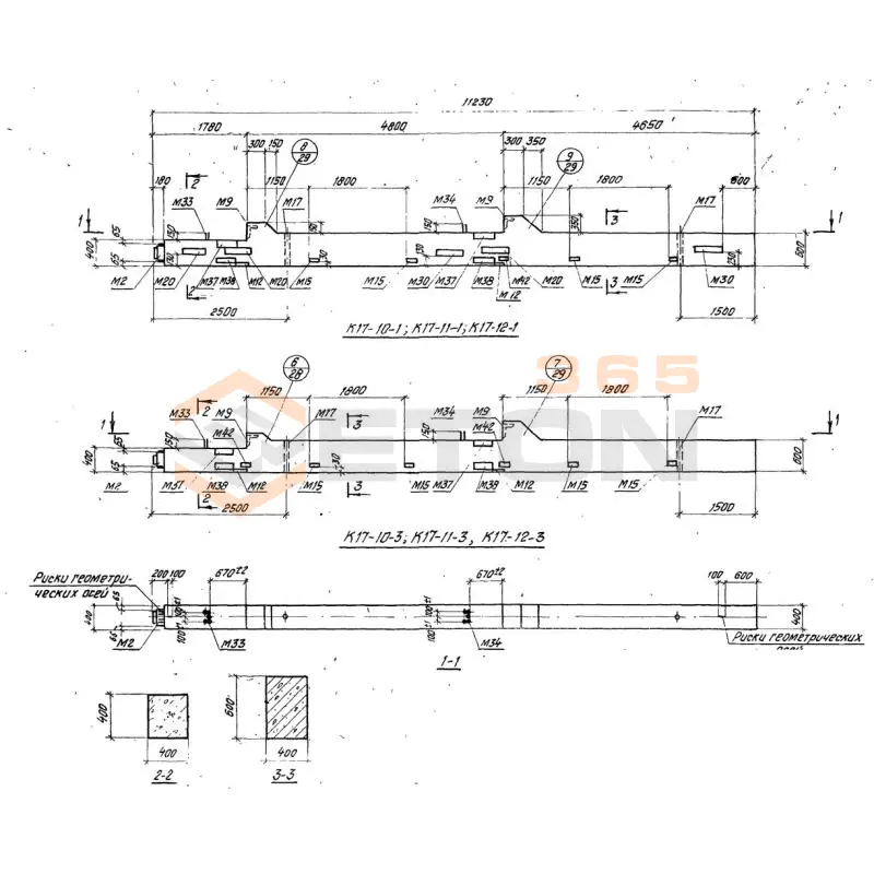 Колонны Серия ИИ 22-2/70 ИК 17-3-3