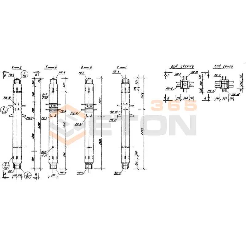 Колонны Серия ИИС 04-2 СКВ 2-20-33-3 (ИИС 04-2)