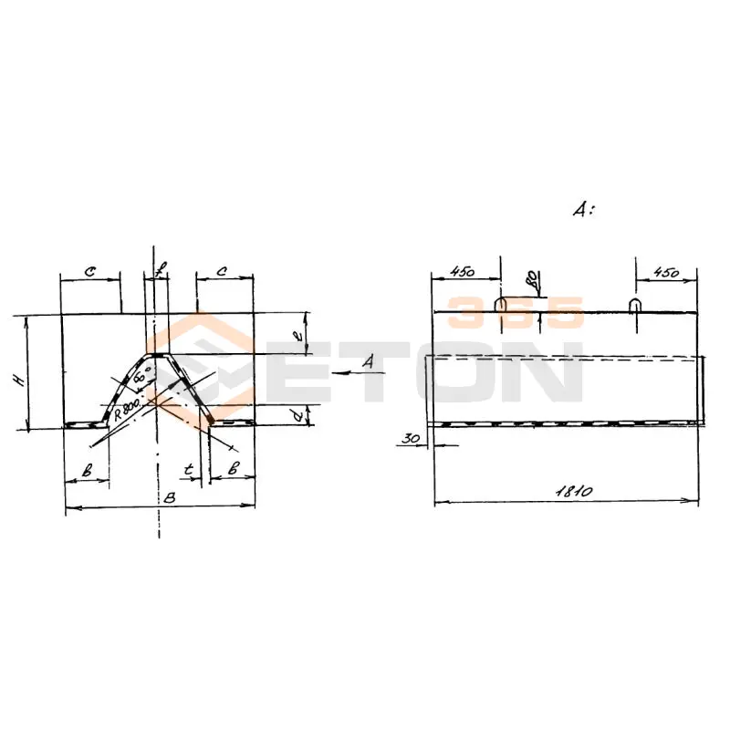 Утяжелители железобетонные болотные клиновидные ТУ 102-738-95 2УБКм 529-9-7,5 (ТУ 102-738-95)