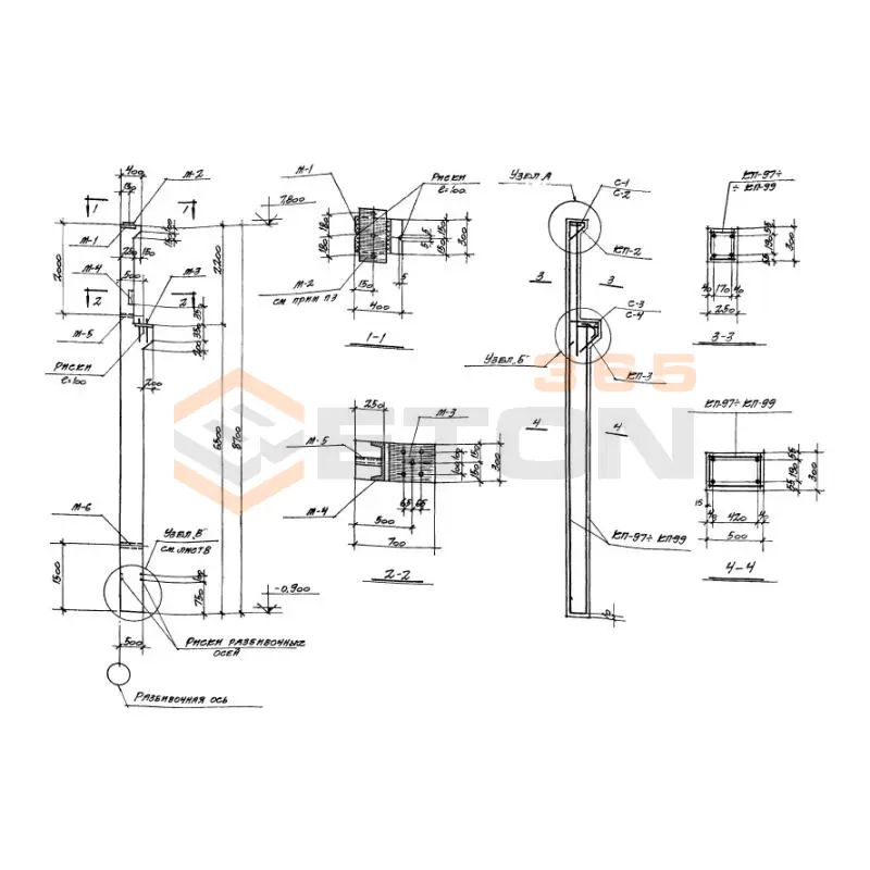Колонны Серия 1.423-2с КН 98 (1.423-2с)