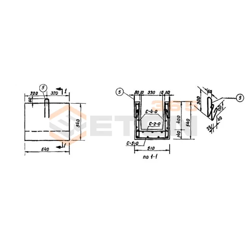 Стаканы опорные Серия ИИ 01-02 ОП 2 (ИИ 01-02)
