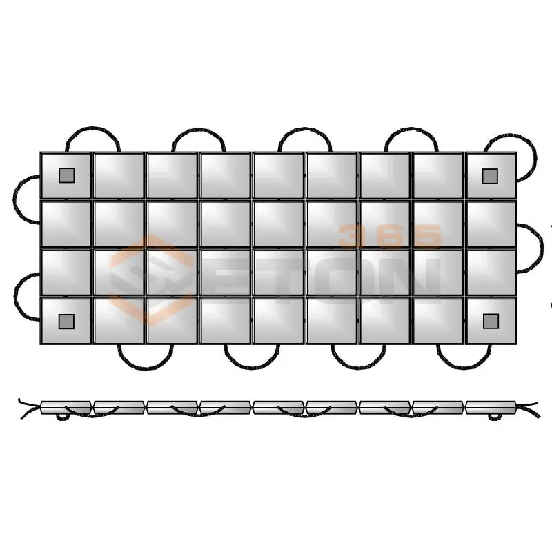 Плиты бетонные защитные гибкие универсальные ТУ 5859-002-59565714-2012 ПБЗГУ 205